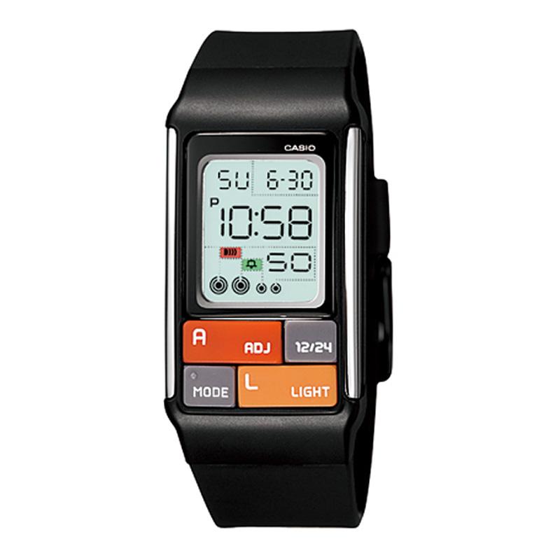 Casio Poptone LDF-50-1 - Jam Tangan wanita - Black - Strap Resin - LM