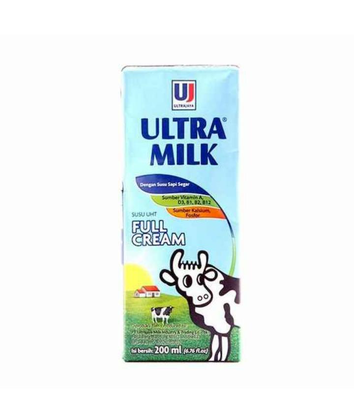 ULTRA MILK FULL CREAM 200 ML/ KARTON/24 PCS