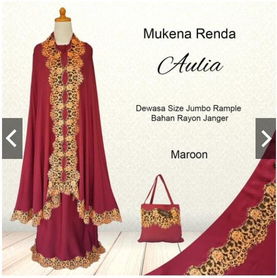 PROMO MUKENA..Mukena Bali Jumbo Renda Brokat