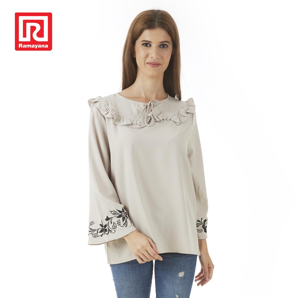 Ramayana - JJ - Blouse Lengan Panjang Bordir (a08000502)