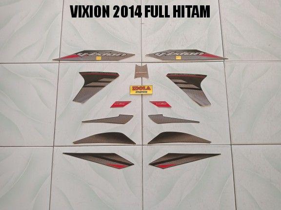 Striping Vixion 2014 Full Hitam