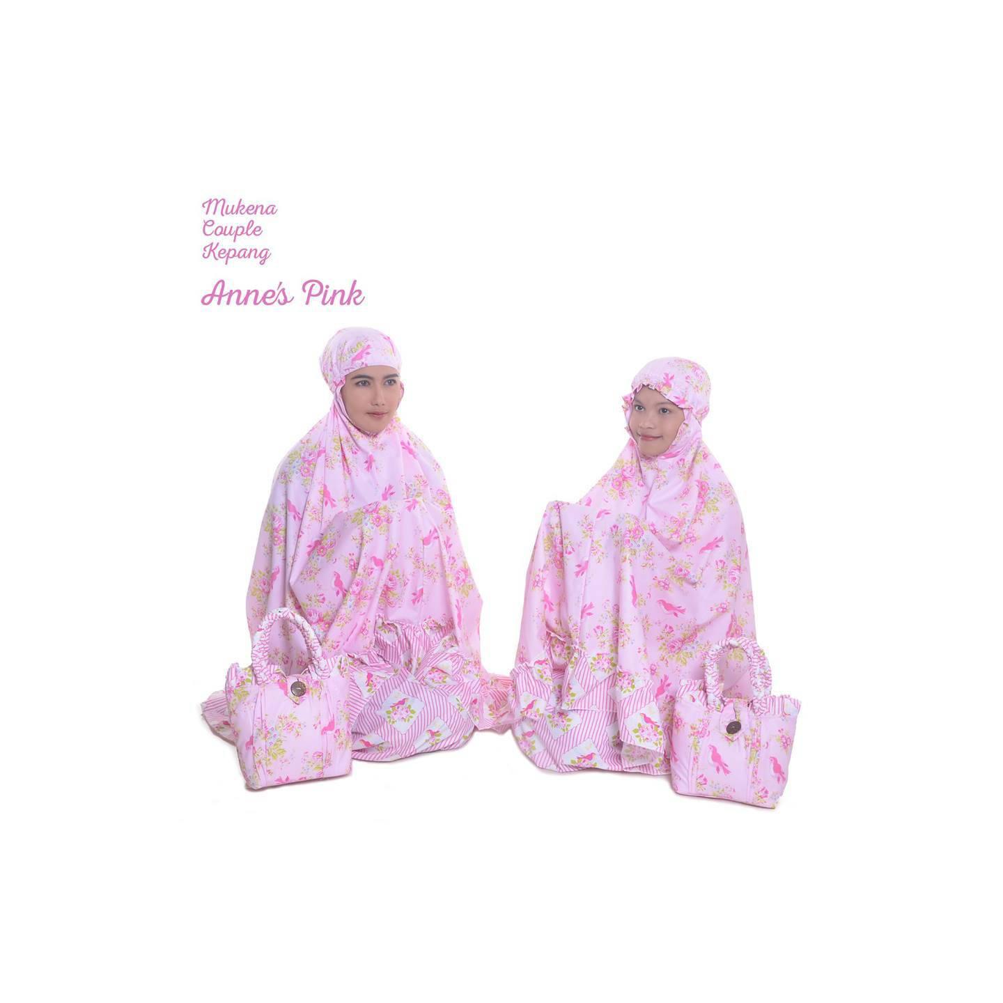 Mukena Couple Katun Kepang Anne Premium