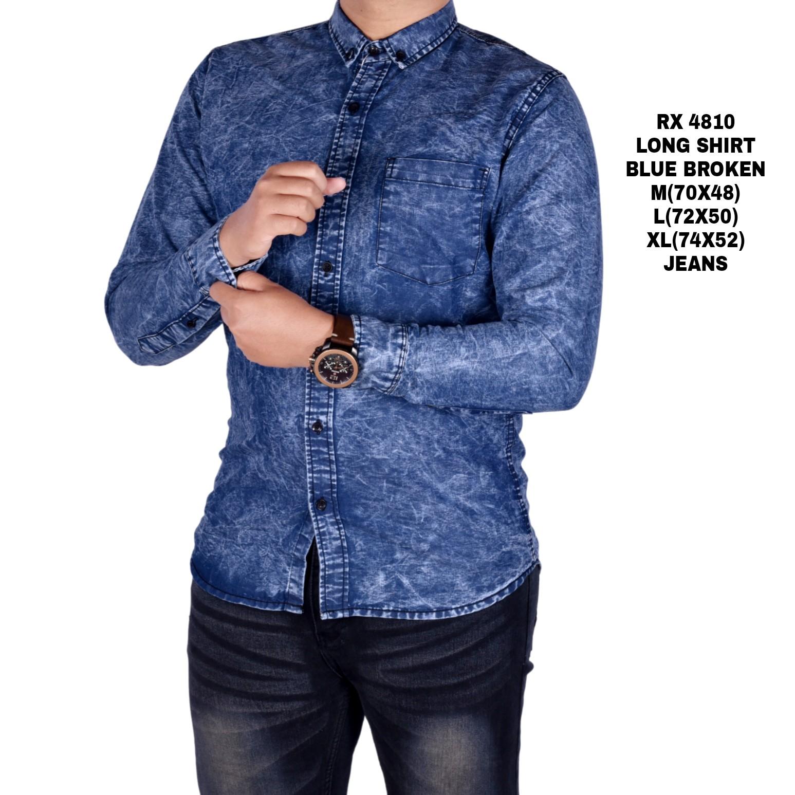 Bsg_Fashion1 kemeja Jeans Biru lengan Panjang / kemeja pria/ kemeja flanel/ kemeja distro/ kemeja denim/Kemeja Woll/Kemeja Flanel/Kemeja HEM/kEMEJA Casual/Kemeja Murah/Kemeja Distro/Baju Distro/Kemeja Polos/Kemeja Pendek/Kemeja JEANS HOODY RX 4810