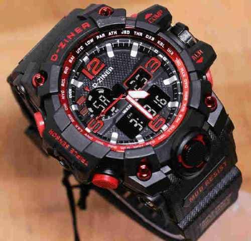 jam tangan PRIA ori anti air analog D-ZINER mirage rolex alba N10