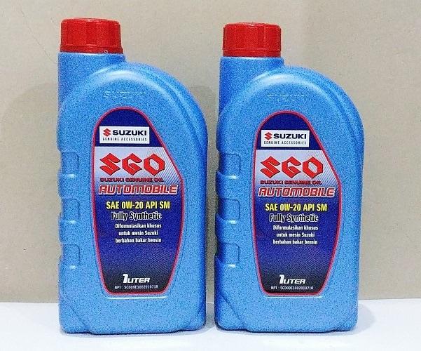 Pelumas - Oli Suzuki SGO 0W-20 API SN Full Synthetic - 1 liter