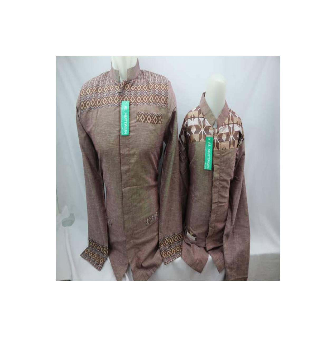 Busana Muslim Baju Koko Pasangan Jasko Jas Koko Couple Lengan Panjang