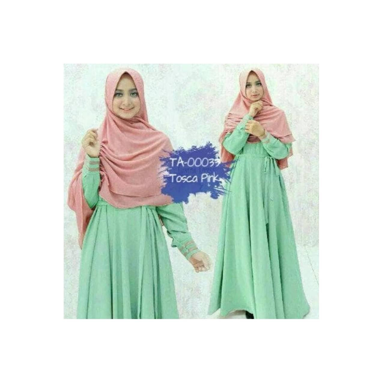 BAJU MUSLIM PESTA GAMIS YUNMINA ANEKA WARNA 3 DRESS MAXI HIJAB TRENDY