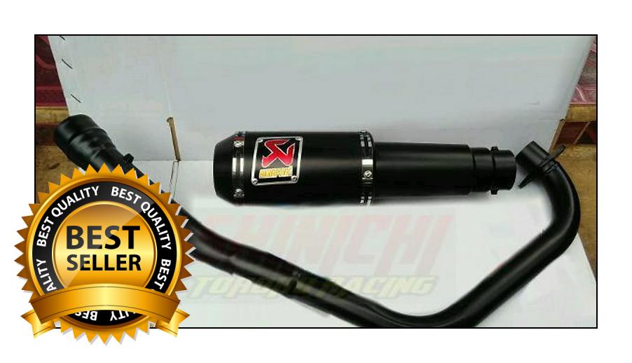 Knalpot Racing akrapovic gp m1 fullsyestem untuk motor Vixion (old/nva/nvl)xabre/byson/R15/cb150r (old/new)cbr150r/k45/tahilan/tiger/megapro/verza/pulsar200ns/mx king/mx (old/new)sonic 150r/satria fu/supra125 dll