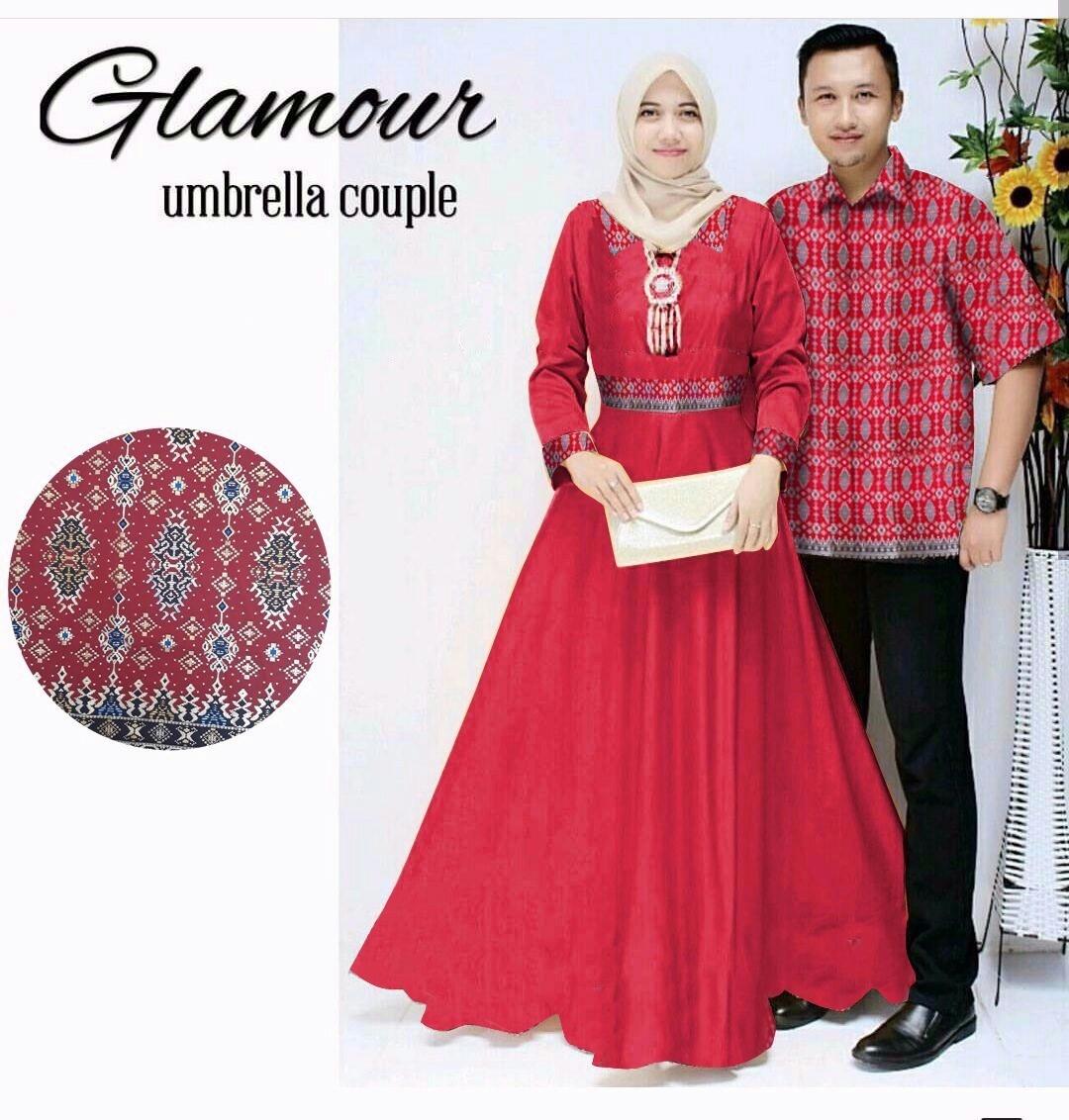 Jakarta Couple - Maxi Couple Batik Alysa / Dress Pasangan /Kemeja Couple / Baju Couple /Baju Lebaran
