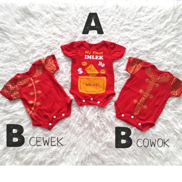 Diskon Terlaris Baju Jumper Imlek Anak Bayi Laki-Laki Perempuan Cheongsam Chinese Year