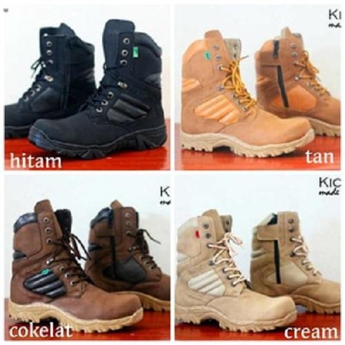 SEPATU BOOTS PRIA ZIPPER DELTA Kickers safety tracking touring hiking