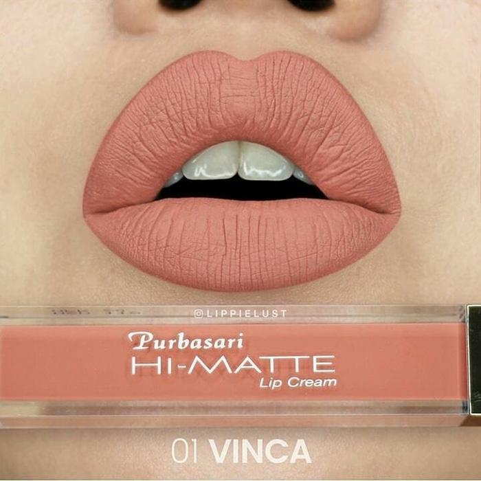 Purbasari Hi Matte Lip Cream 01 Vinca
