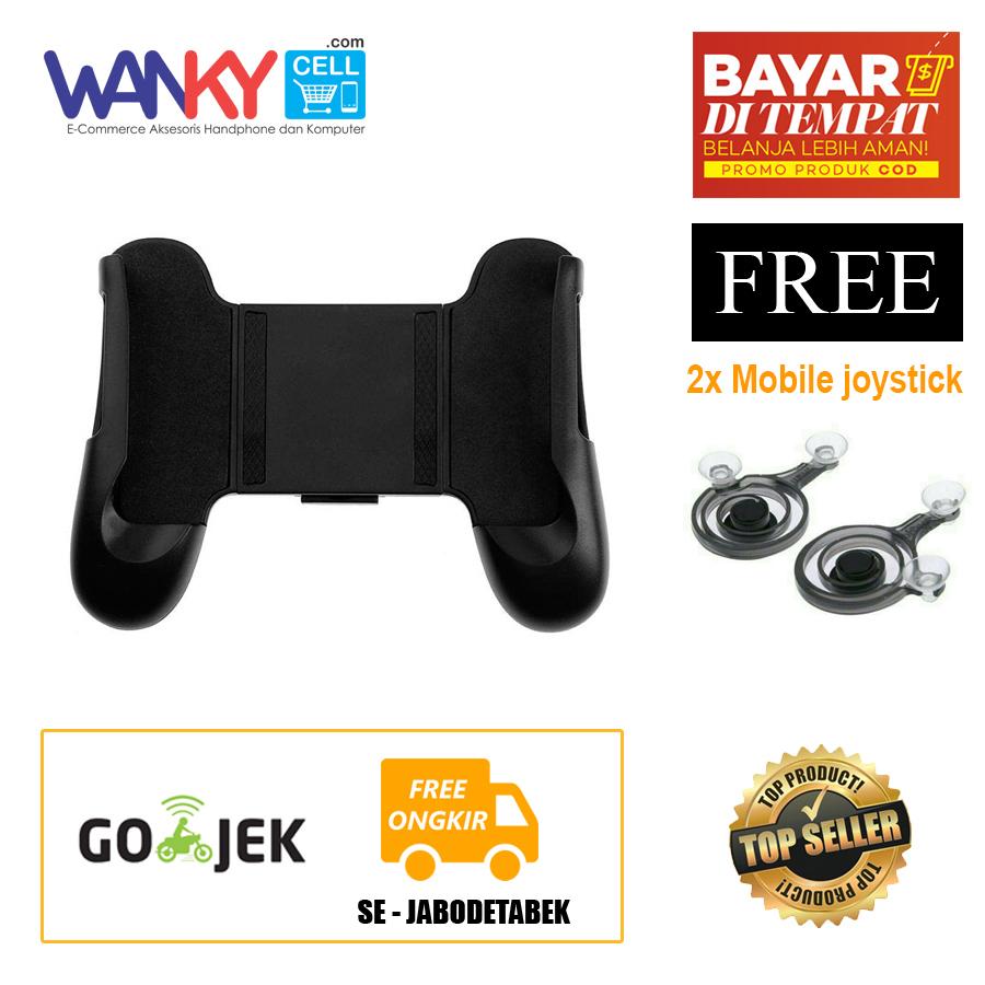 Game Handle Gamepad Controller Joypad Handle Grip Android & IOS Universal for Mobile Legend / AOV / PUBG / ROS Free Mobile Joystick