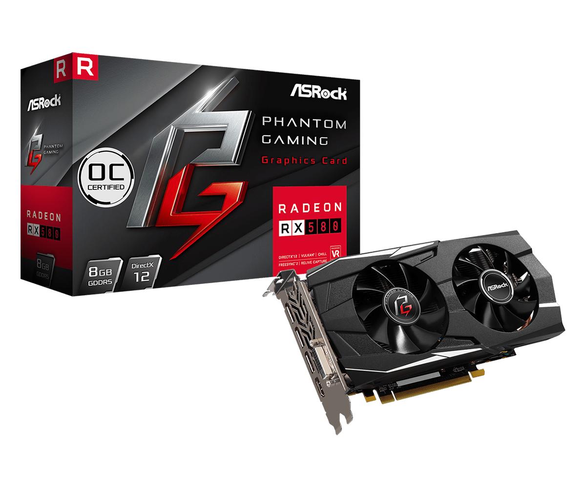 Phantom Gaming D Radeon RX580 8G OC