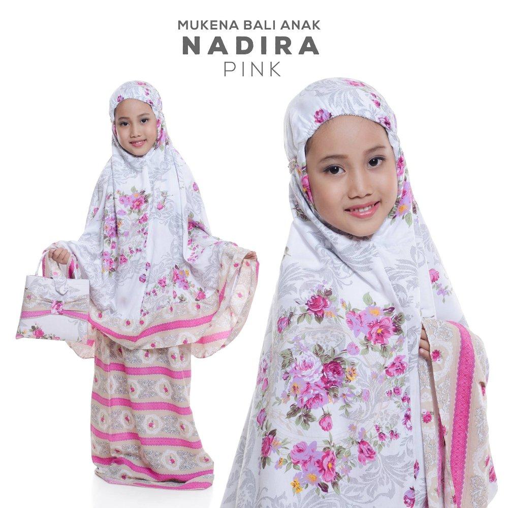 GROSIR MUKENA BALI ANAK NADIRA PINK di lapak Grosir Mukena Dessy mukenadessy
