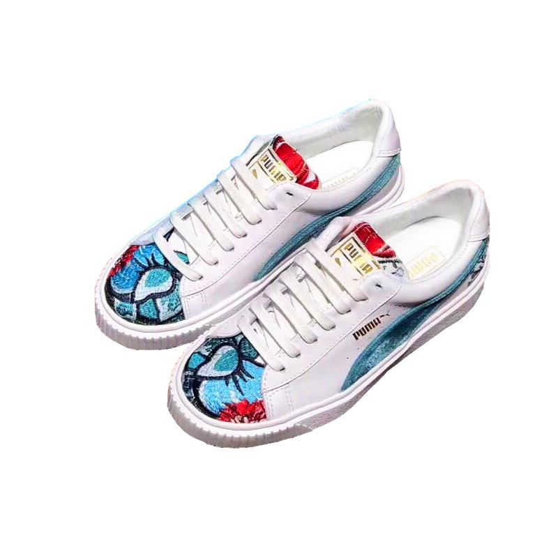 Pumas Sneaker New style Unisex Flat shoes Casual Shoes - Putih