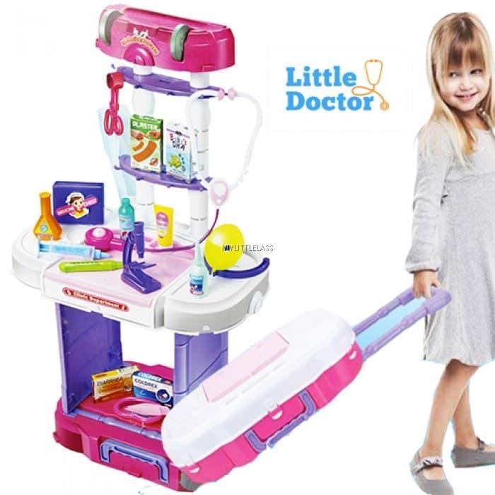 Sedang Diskon!! Mainan Anak Little Doctor 3 In 1 - Mainan Dokter-Dokteran Koper - ready stock