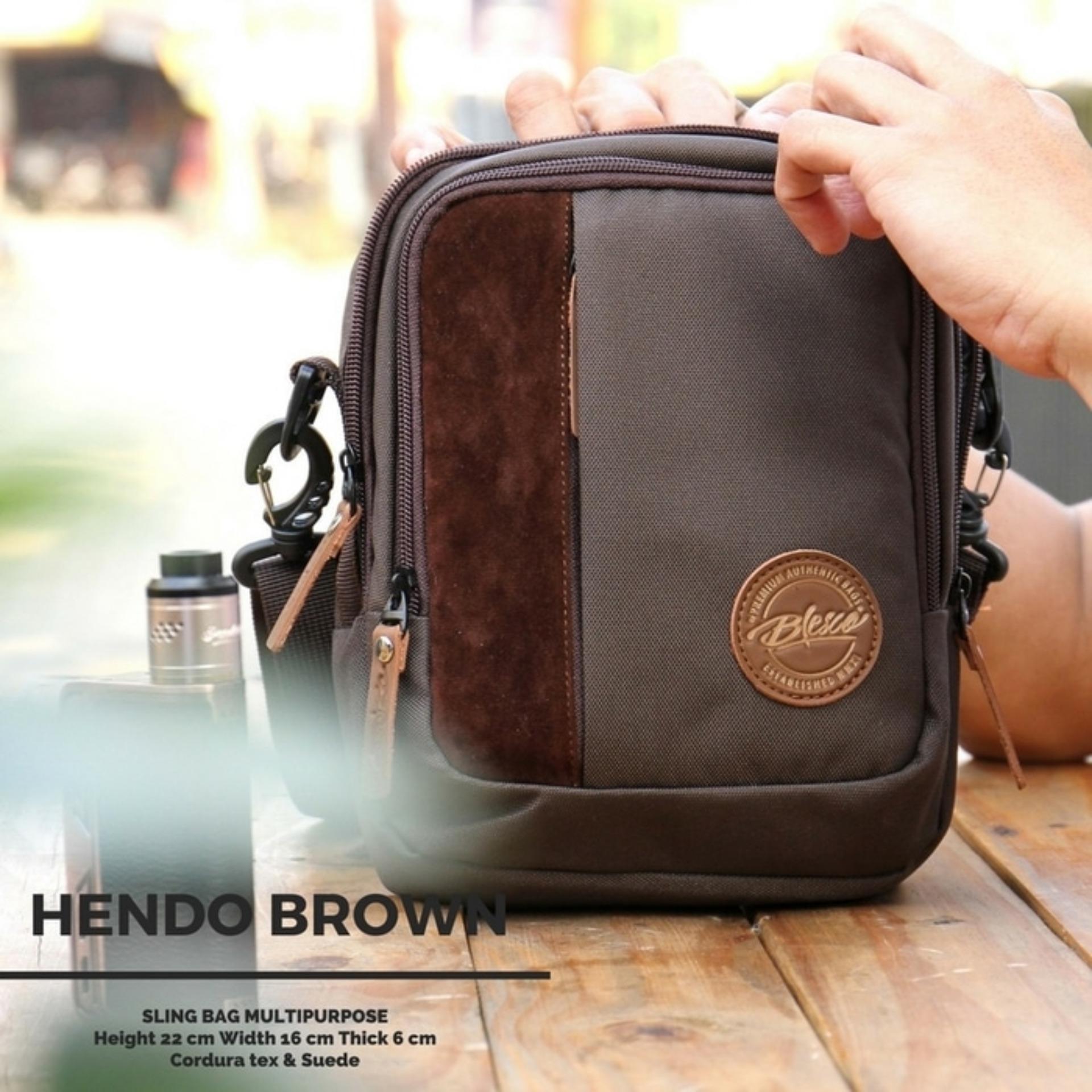 TAS KECIL TAS SELEMPANG TAS COKLAT BROWN TERBARU TAS BIKER