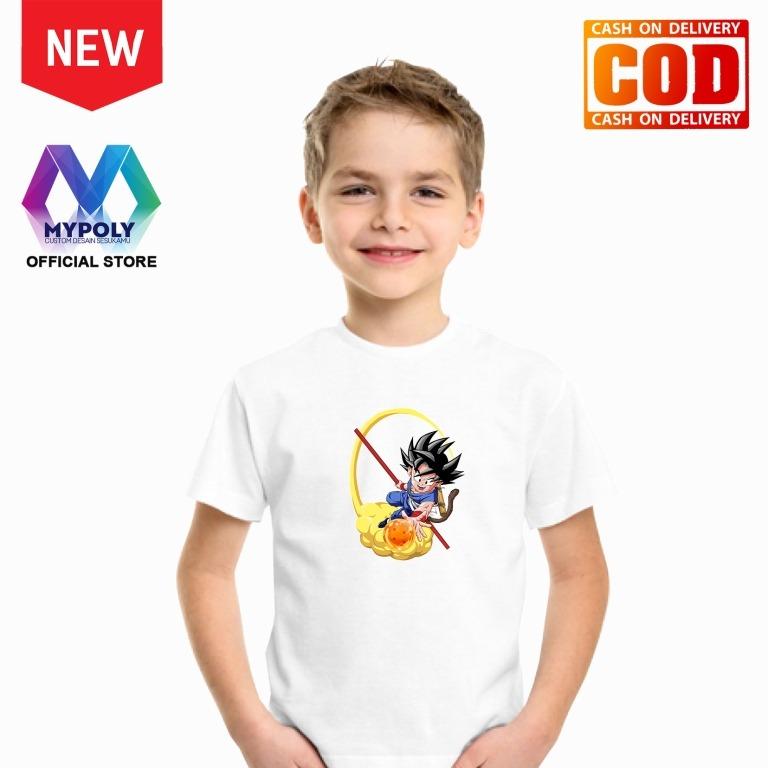 Kaos Premium Mypoly Anak Pria laki-laki AP / Baju Couple Family Keluarga / Tshirt distro / Fashion atasan / Kaos Anime / Kaos Animasi / Kaos Super Hero / Kaos Kartun / Kaos Cartoon / Kaos Lucu / Kaos Gambar Karakter / Kaos Anak Kinton Dragon ball