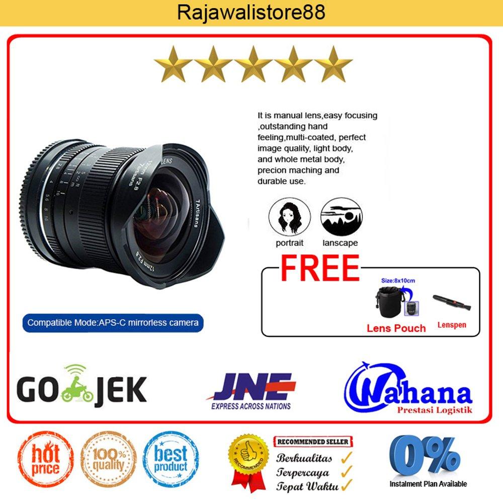 Lensa 7artisans 12mm F2.8 Ultra Wide for Sony E-Mount APS-C
