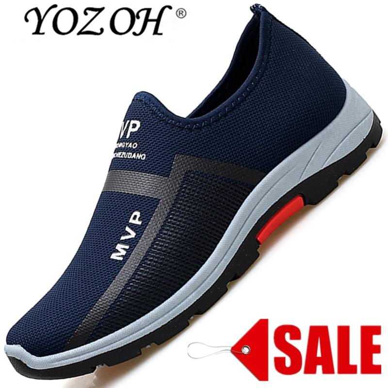 YOZOH Baru Paling Populer Gaya Pria Sepatu Lari Kolam Berjalan Sepatu Kets Nyaman Sepatu Atletik, Pria For Olahraga-Intl