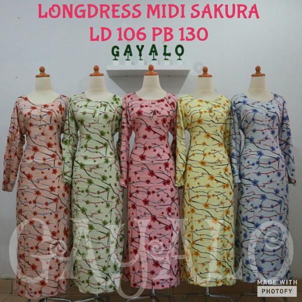 Promo Hari Ini LONGDRESS SAKURA/DASTER BUSUI/BAJU HAMIL/GAMIS/DASTER CANTIK Khusus