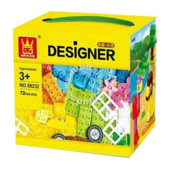 BEST SELLER!!! Wange 58232 ( umur 3+ tahun) - Bricks Classic - Lego compatible - tg8eP1