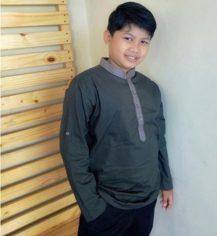 Pakaian Baju Atasan KemajaGamis Koko Anak Remaja Tanggung ZHAFRAN
