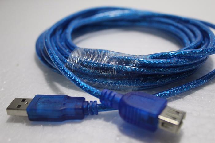 DISKON Kabel USB extension 5m untuk CCTV micro SD /modem/kabel data/printer