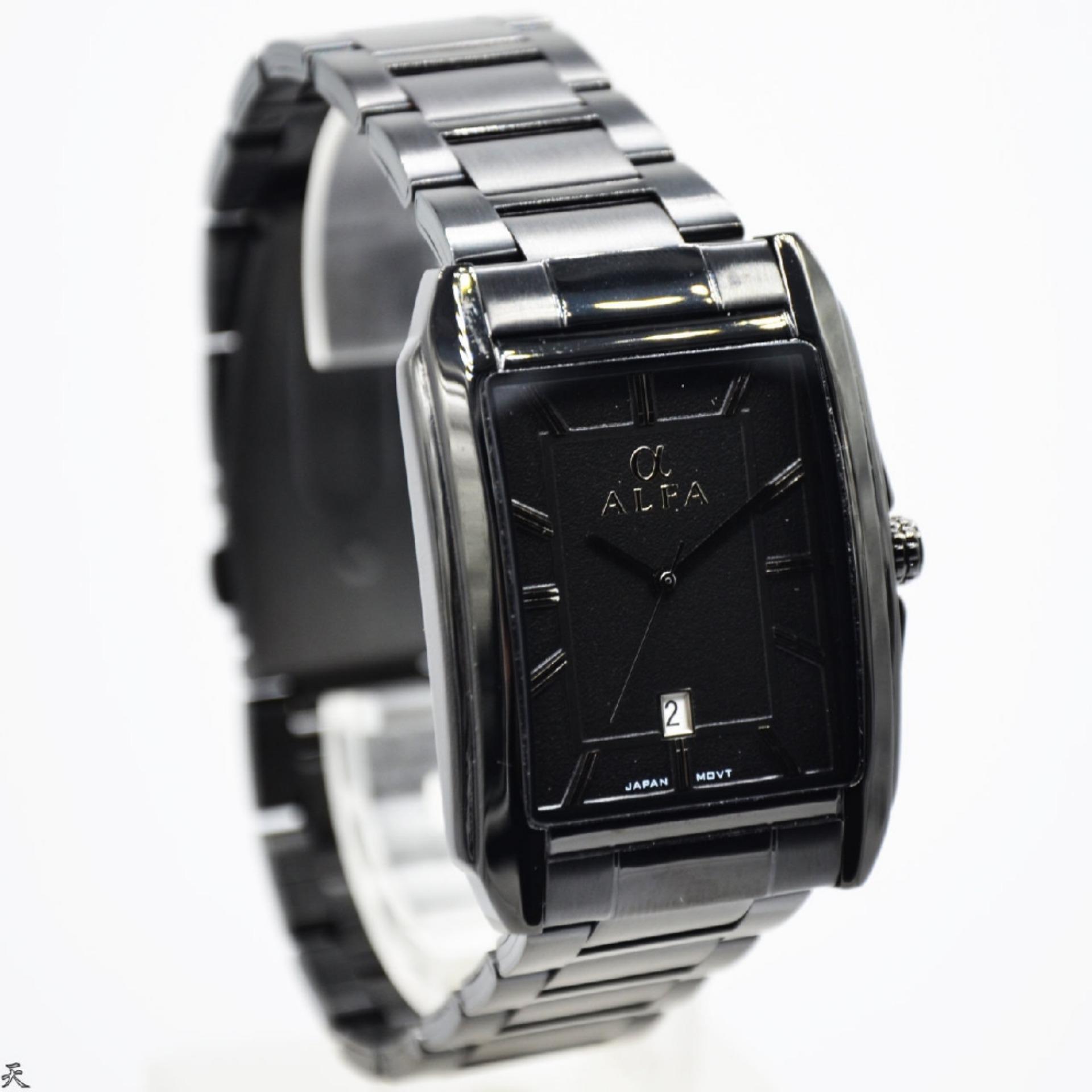 Swiss Army Sapksg 7787 Full Black Tanggal Hari Jam Tangan 