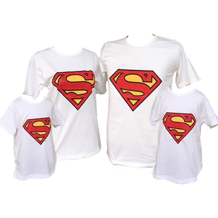 Murah Baju Kaos Pasangan Keluarga Couple Family Anak Ayah Bunda Superman