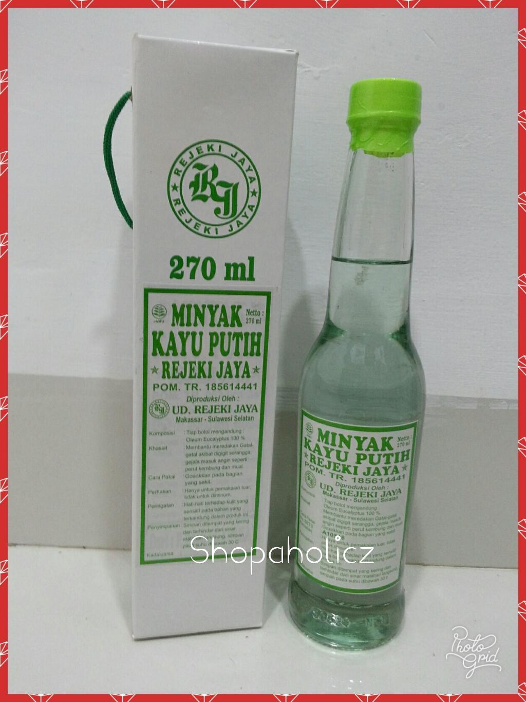 Minyak Kayu Putih Rejeki Jaya 270ml ASLI Makassar