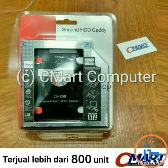 Harga Spesial!! Ssd Hdd Caddy Slim 9.5Mm Sata Dvd Slot Hardisk - Grc-Br-Hdsc95 - ready stock