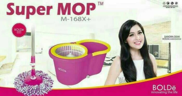Super MOP BOLDe M168X+ PLUS ( Lubang Air) Original Terlaris di Lazada