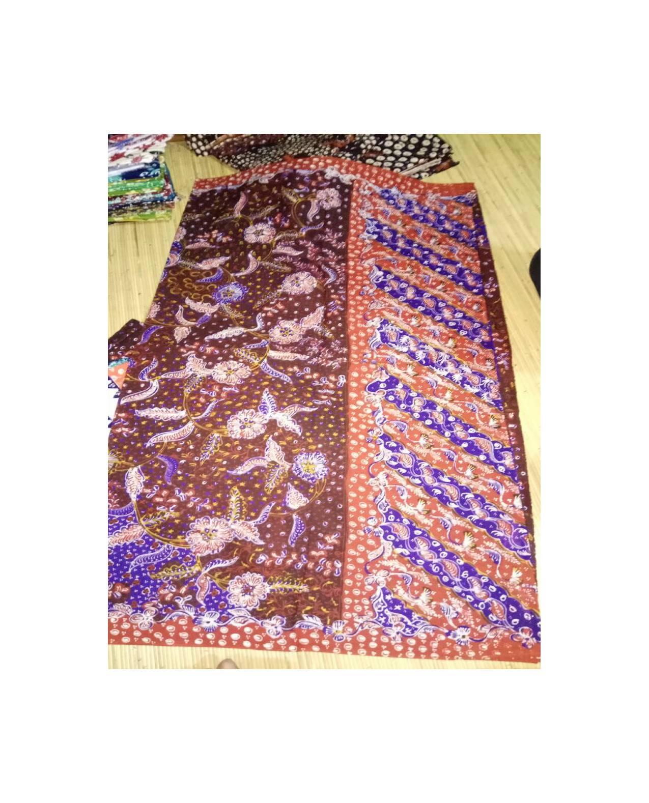 sarung batik lasem warna cokelat