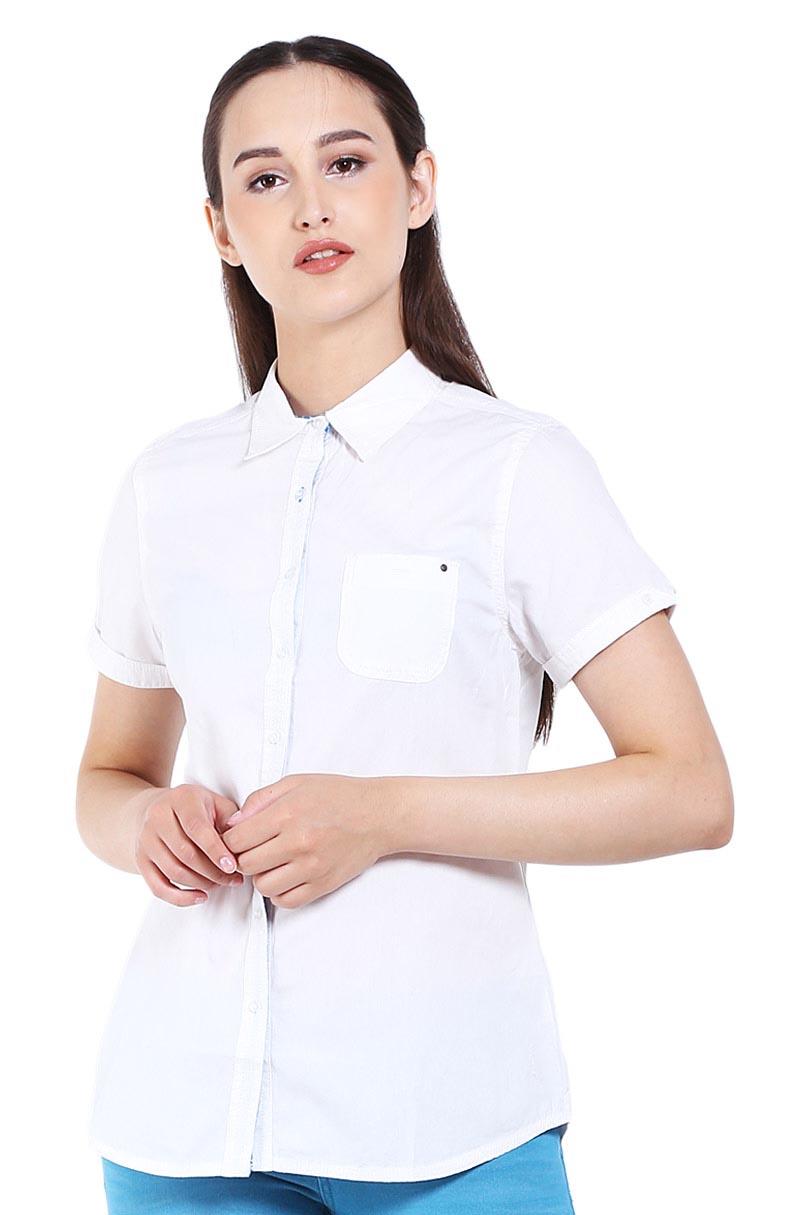 Cardinal Girl Pakaian Blouse dan Kemeja Wanita Lakar00083P.08A Kemeja White