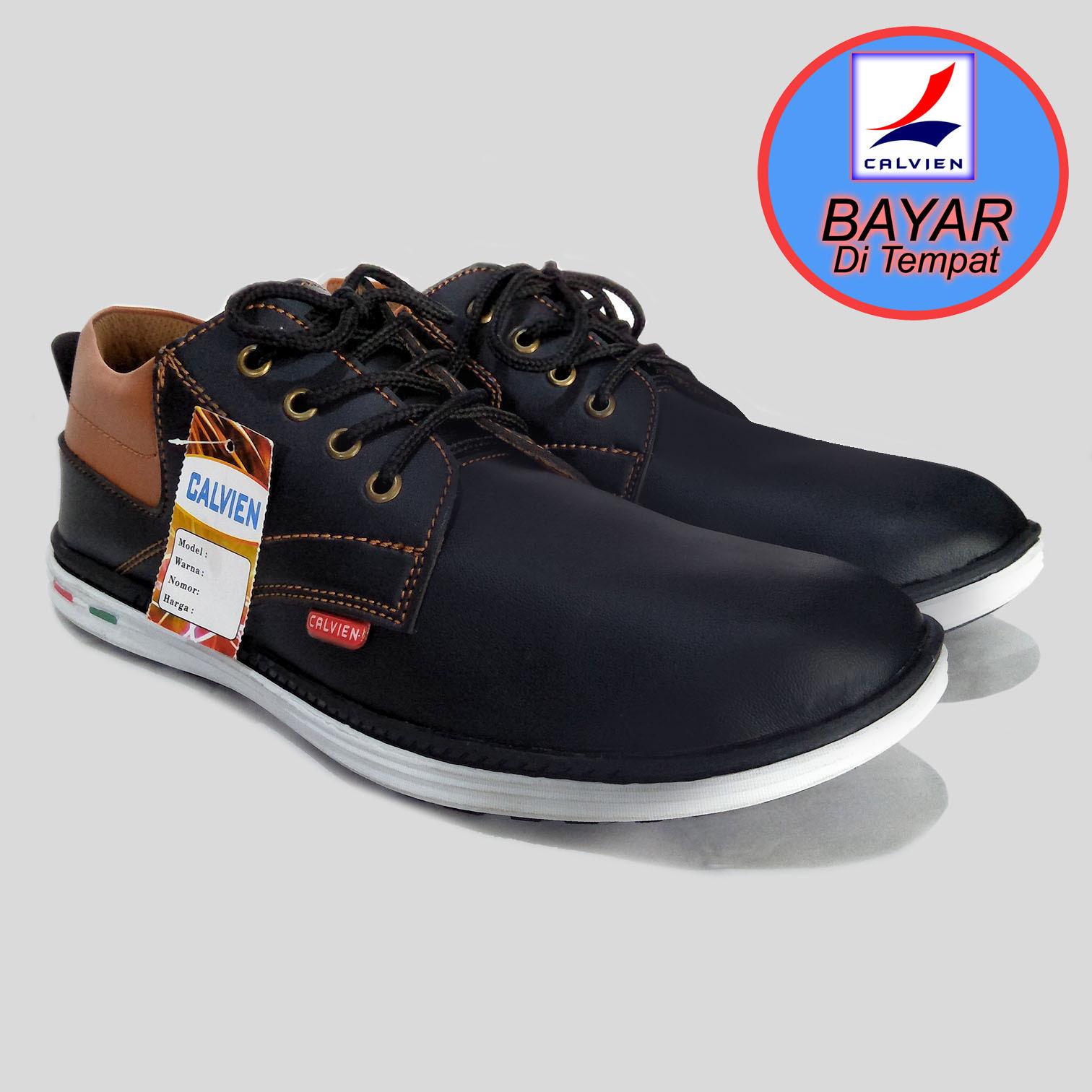 Calvien Sepatu Pria/Sepatu Formal/Sepatu Sneakers/Sepatu Pria Kulit/Sepatu Pria Murah Kode CL-04