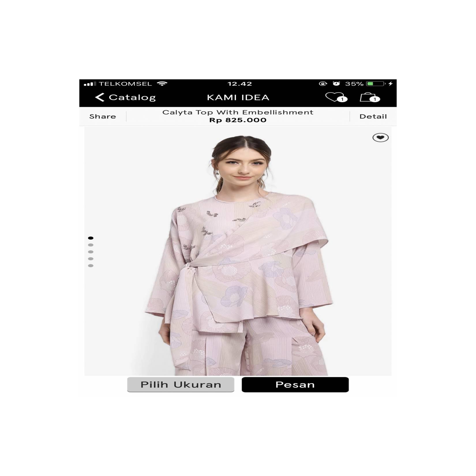 Kami idea Signature X zalora