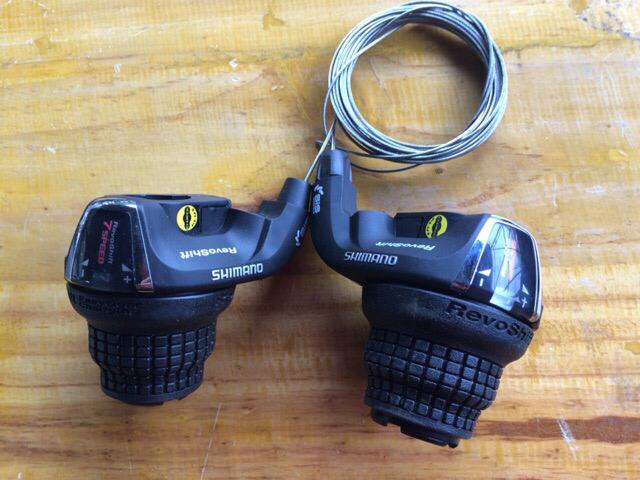 ASLI!!! Shifter Shimano Revoshift 7 Speed - 2qLY2I