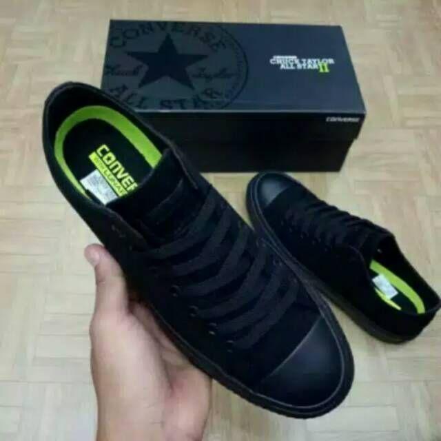 Sneakers Pria Converse Allstar Chuck Taylor Sepatu Hitam Original Import Sepatu Sekolah