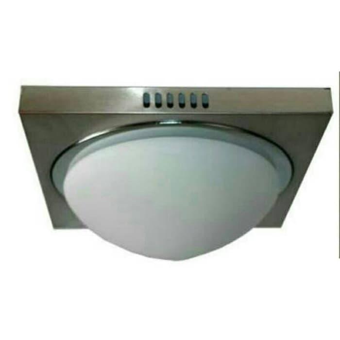 LAMPU PLAFON UKURAN 23 CM X 23 CM FITTING E27 X 1 PCS