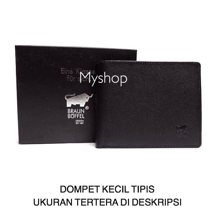 DOMPET KULIT PRIA COWO PENDEK IMPORT KULIT ASLI | BRAUN BUFFEL BB-0128
