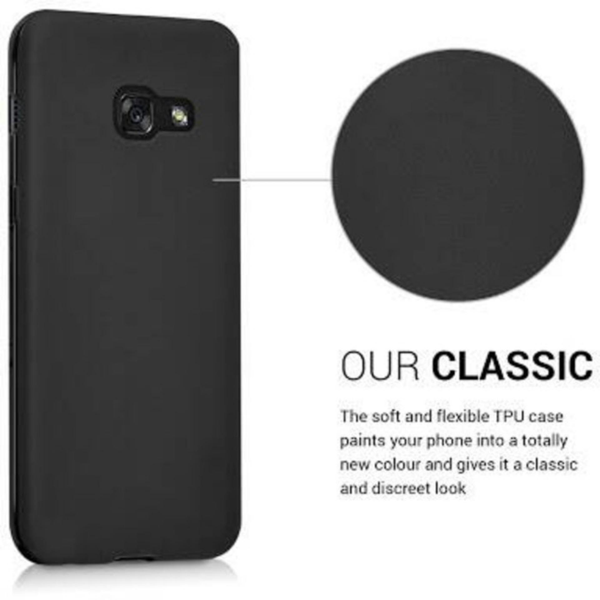 LOLLYPOP TPU Soft ECO Case Samsung Galaxy J1 Ace - Black/Hitam matte softcase silicon backcase matte jelly backcover case hp casing handphone ume baby skin soft touch
