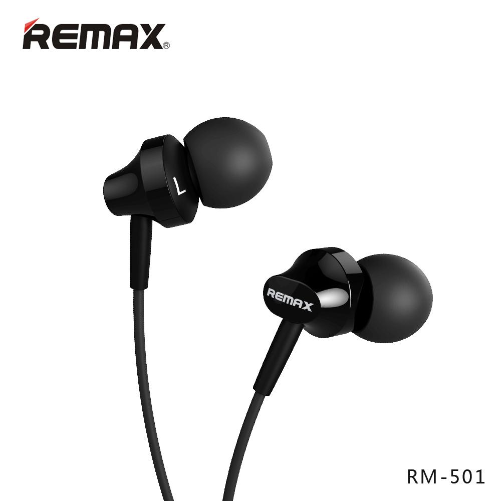 REMAX Earphone/Headset RM-501 Untuk Samsung S8, Xiaomi 4x, Mi 8, Note 8, Iphone X, Iphone 8, Oppo F5, Vivo V9