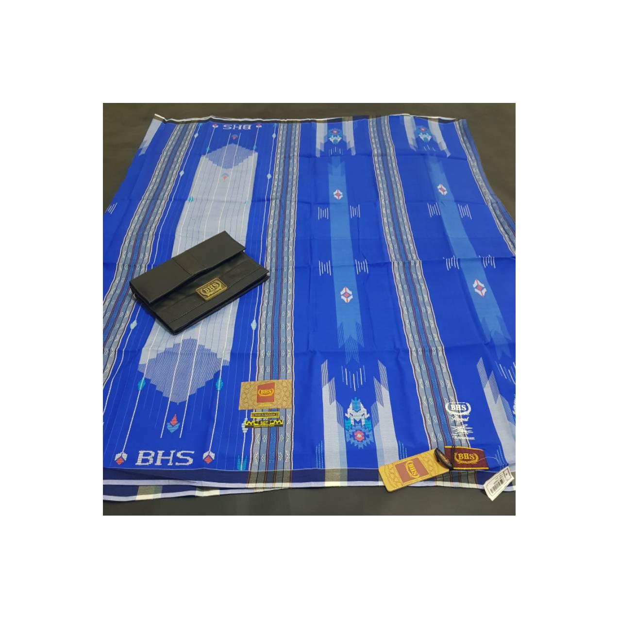 Sarung Tenun BHS Gold Mesres Sutra Motif SGT No.2