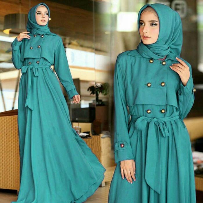BUSANA MUSLIM BAJU MUSLIM SYARI TUNIK GAMIS HIJAB IMPORT OBRAL TERBARU TOSCA / FG