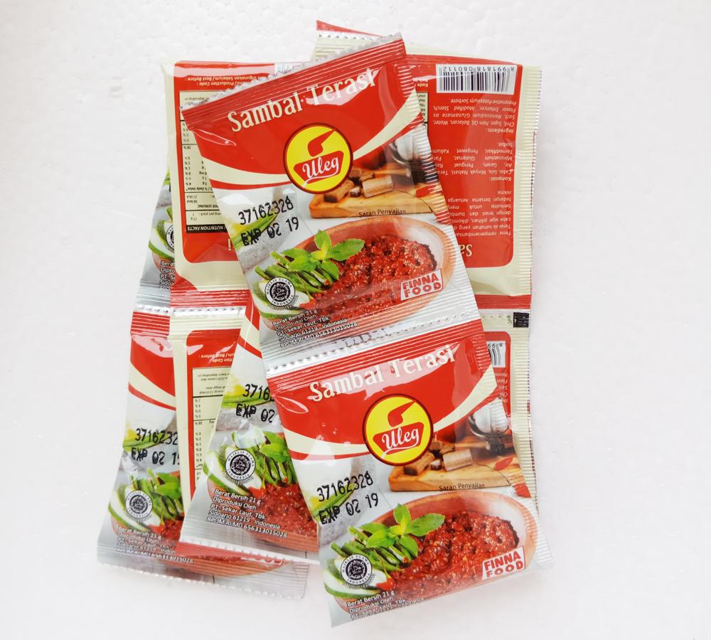 BORONG DONK - Finna Sambal Uleg Sambal Terasi 10 Sachet / Sambal Enak / Sambel Terasi / Sambel Uleg / Bisa COD