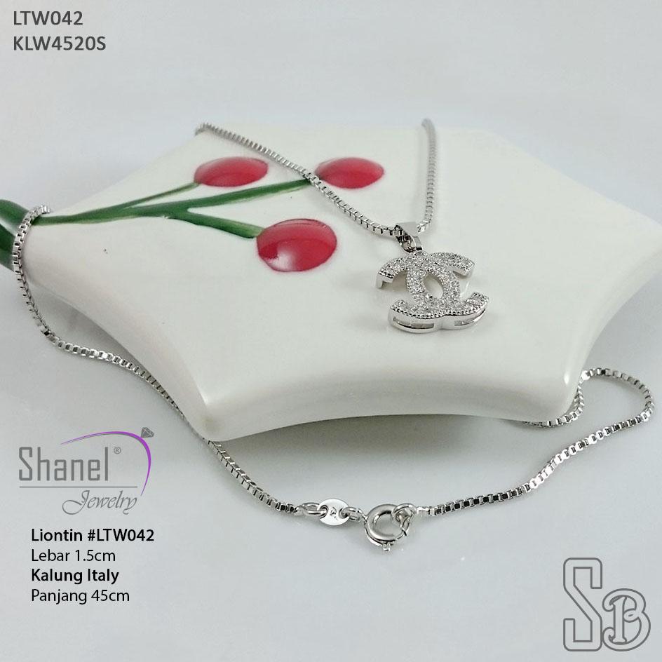 Xuping Jewelry Kalung CHANEL Eleganset kalung Italy perhiasan premium LTW042