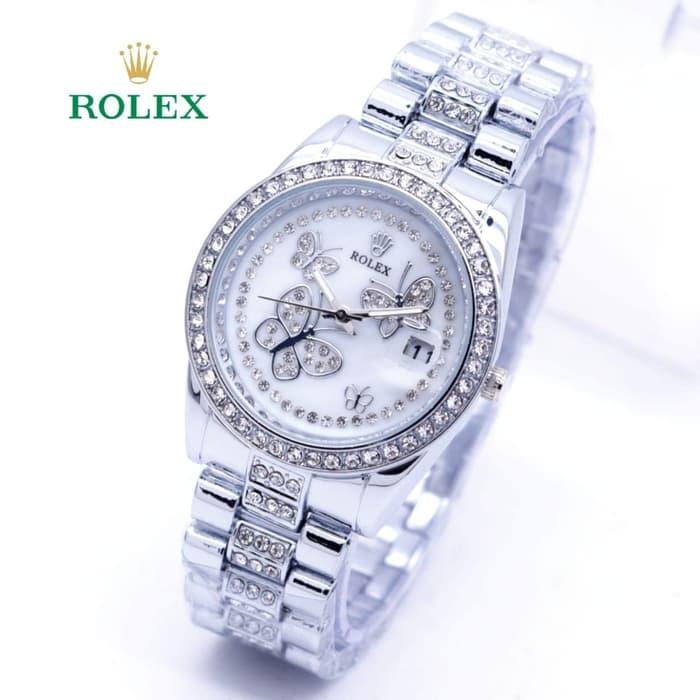 DISKON Jam Tangan Wanita Rolex Kupu Butterfly Rantai