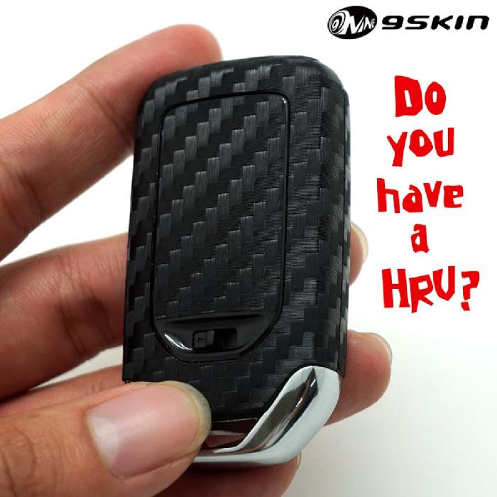 Harga Spesial!! 9SKIN - PREMIUM SKIN FOR KUNCI MOBIL HONDA HRV JAZZ 2016 UP- 3M CARBON - ready stock